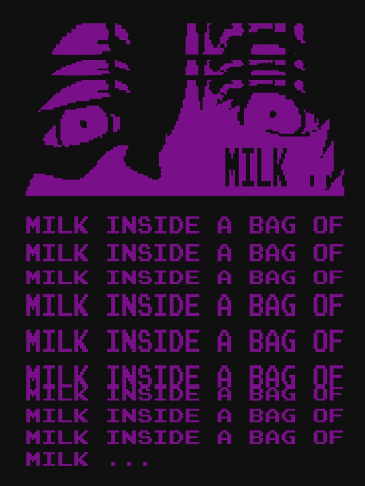 Milk inside a bag of milk by GuyCosta