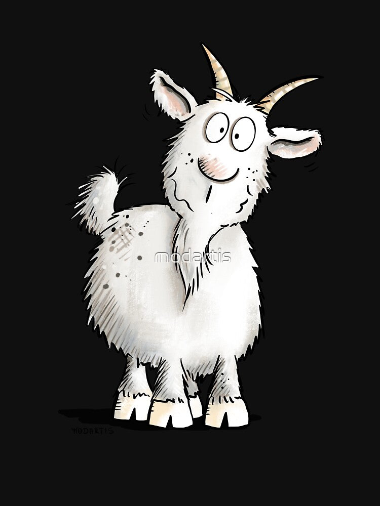 Fluffy White Goat by modartis