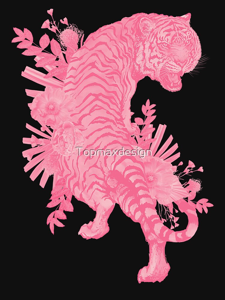 Art Pink Tiger by Topmaxdesign