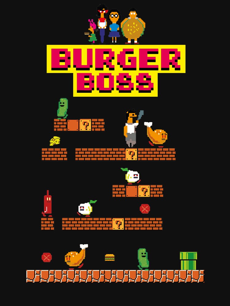 Burger Boss pixel art by AngelynAllai