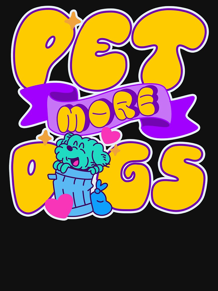 Kawaii Dogcore Happy Mood - Funny Colorful Dogcore Cartoon by ImaginarStore