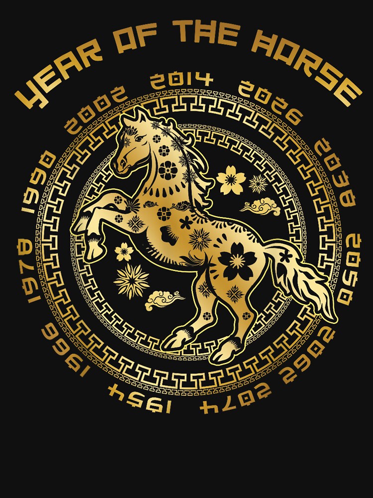 Chinese New Year 2026 Year of the Horse T-Shirt | Lunar New Year Celebration by BASKF