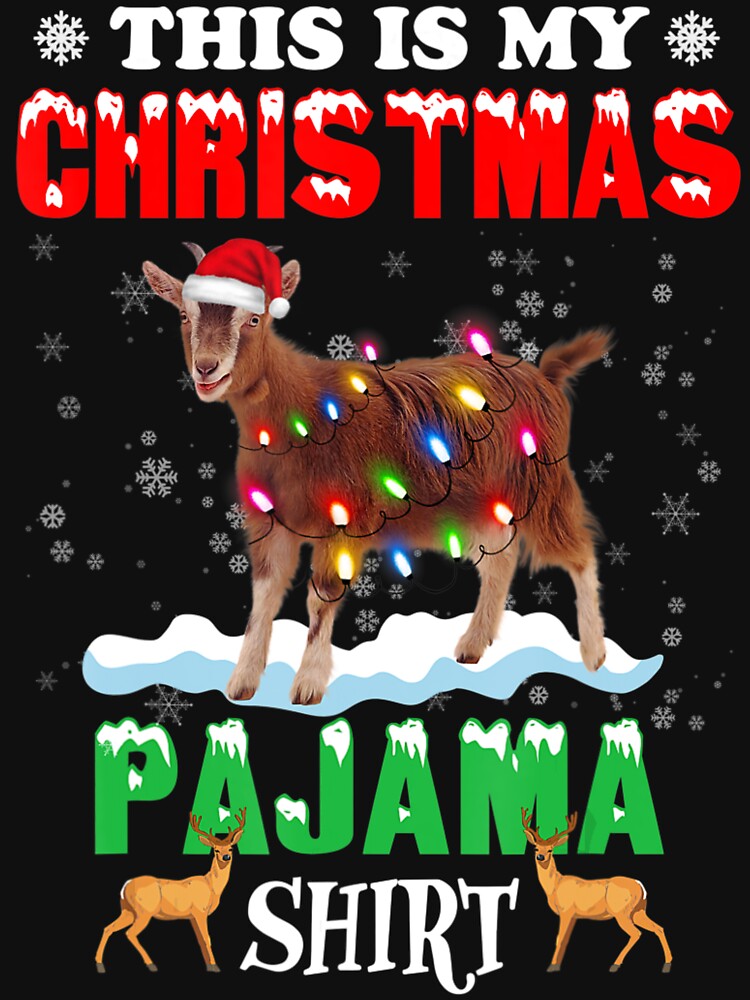 This Is My Christmas Pajama Goat Lover Funny by Nguyenhaithanh