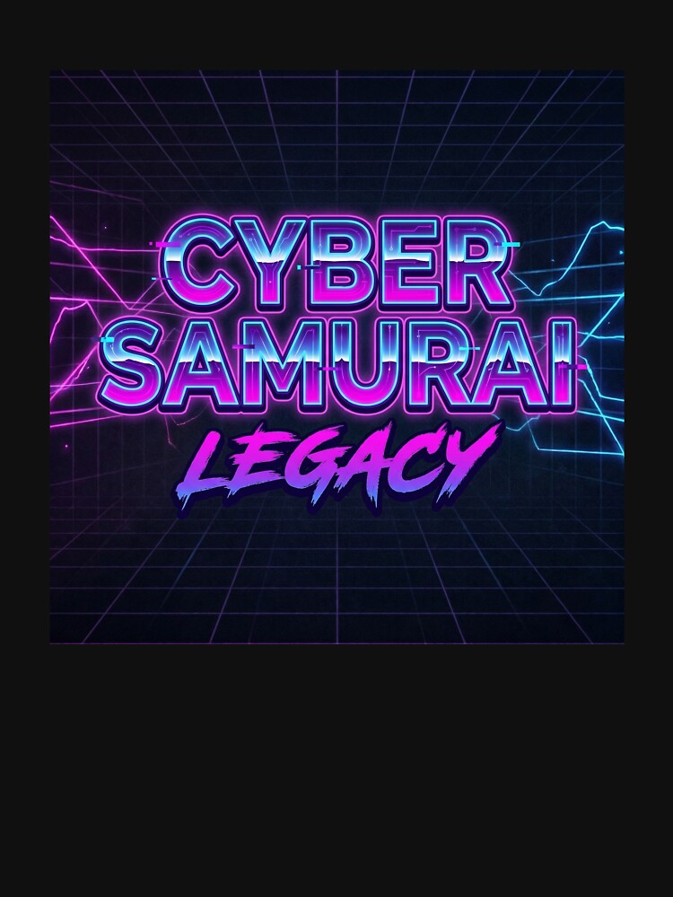 Cyber Samurai Legacy Retro Synthwave by drhett09