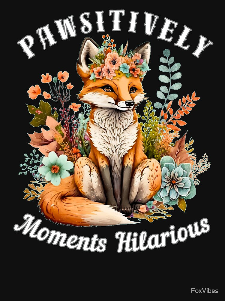 Pawsitively Hilarious Moments. fox quote by FoxVibes