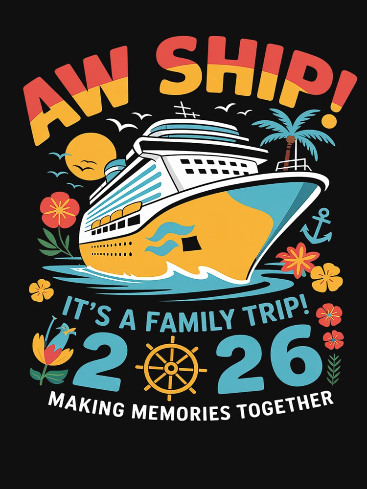 Aw Ship! It’s A Family Trip 2026 Family Matching Cruise by johnertullio