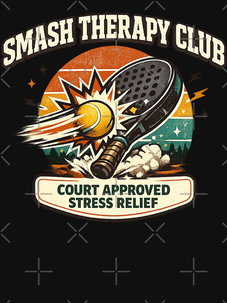 Smash Therapy Club Court Approved Stress Relief  Main Tag: by Concrete Coffee Studio