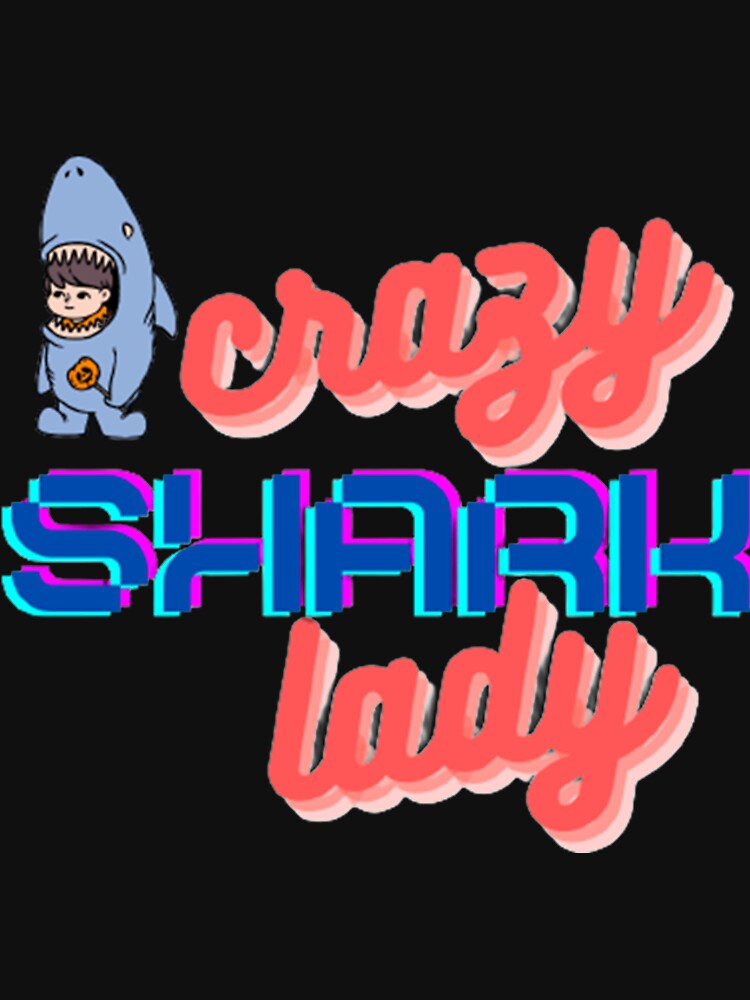 crazy shark lady by petersenka