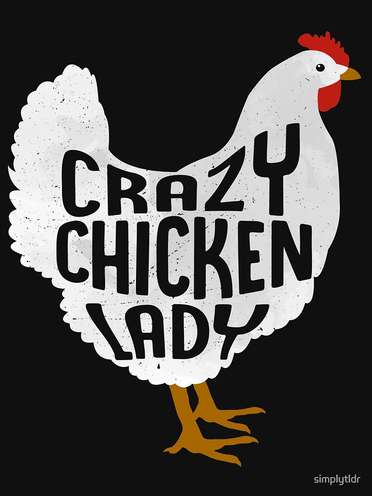 Crazy Chicken Lady Shirt Cute Chicken Apparel by simplytldr