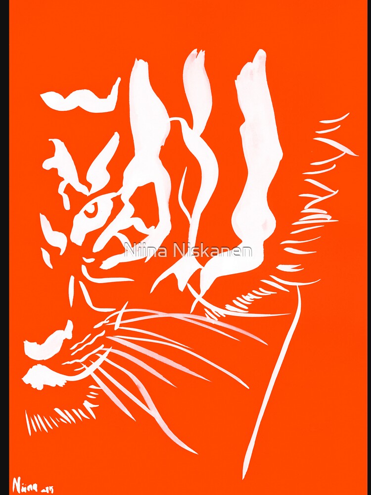 Eye of the Tiger - Orange & White by Niina  Niskanen
