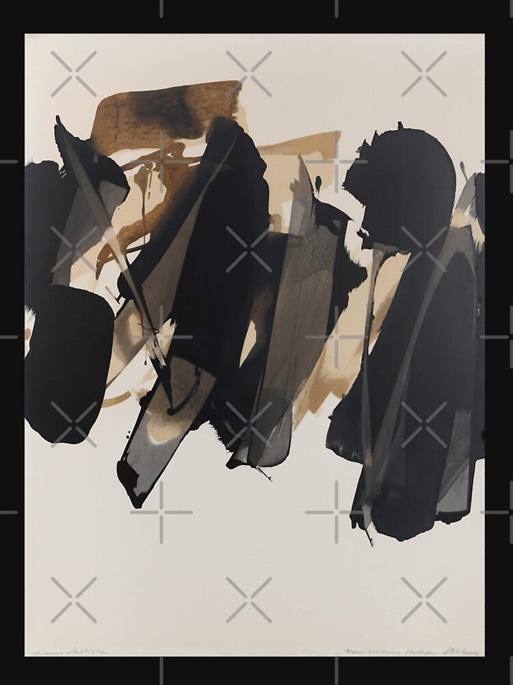 Girls Love Anime And Lithographie Pierre Soulages Gold And Brown Awesome Move by LouisetamblArts
