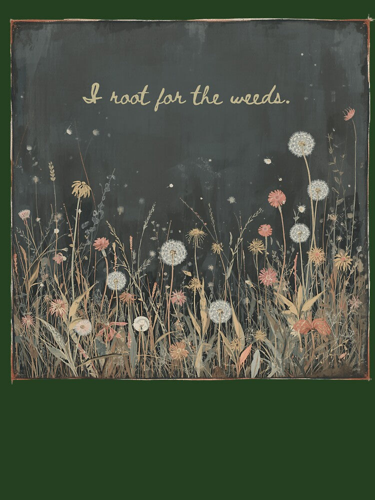 I Root for the Weeds by Reverie & Roses