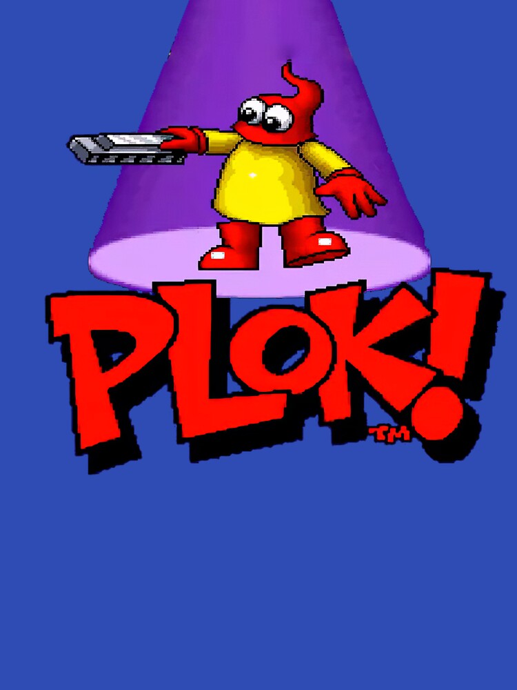 Plok HD Title Screen by Retr0Tshirts
