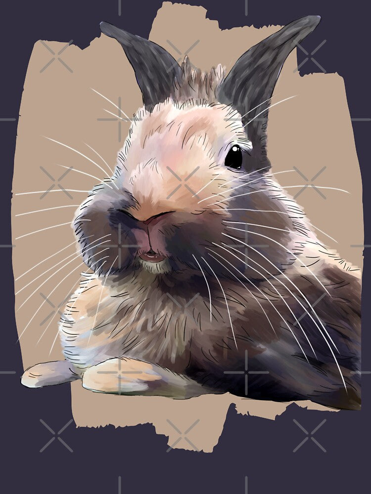 Brown Cream Rabbit Right _ Bunniesmee by bunniesmee