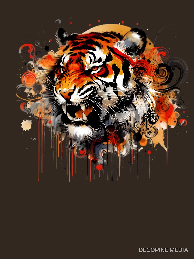 Tiger Art by DegoPine  Art Studio