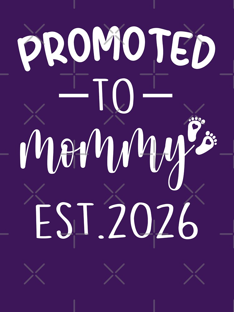 gift promoted to mommy est 2026, pregnancy announcement, father's dad, matching Mommy Daddy EST, couples pregnancy announcement  funny sarcastic Rude Offensive saying, by joygift369