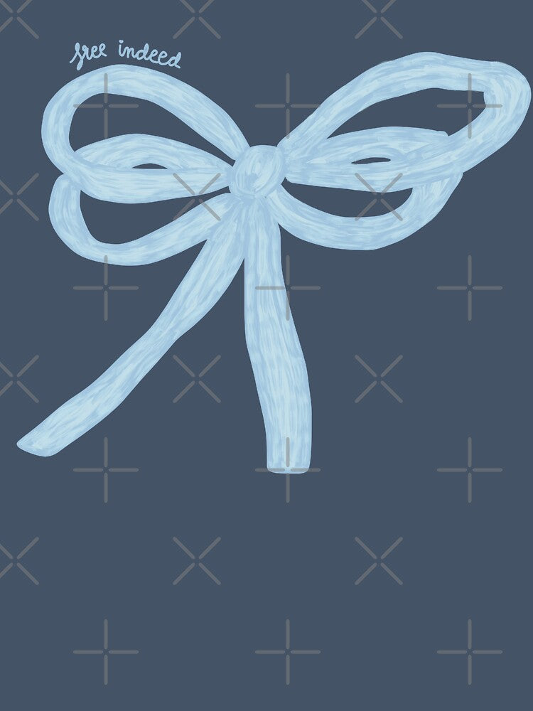 Aesthetic Blue Christian Bow by coastal collective