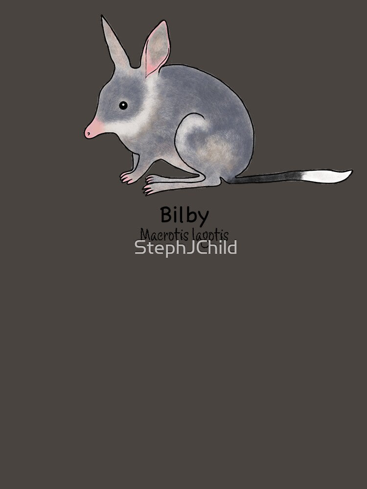 Endangered animals of Australia - Bilby, (Macrotis lagotis) by StephJChild