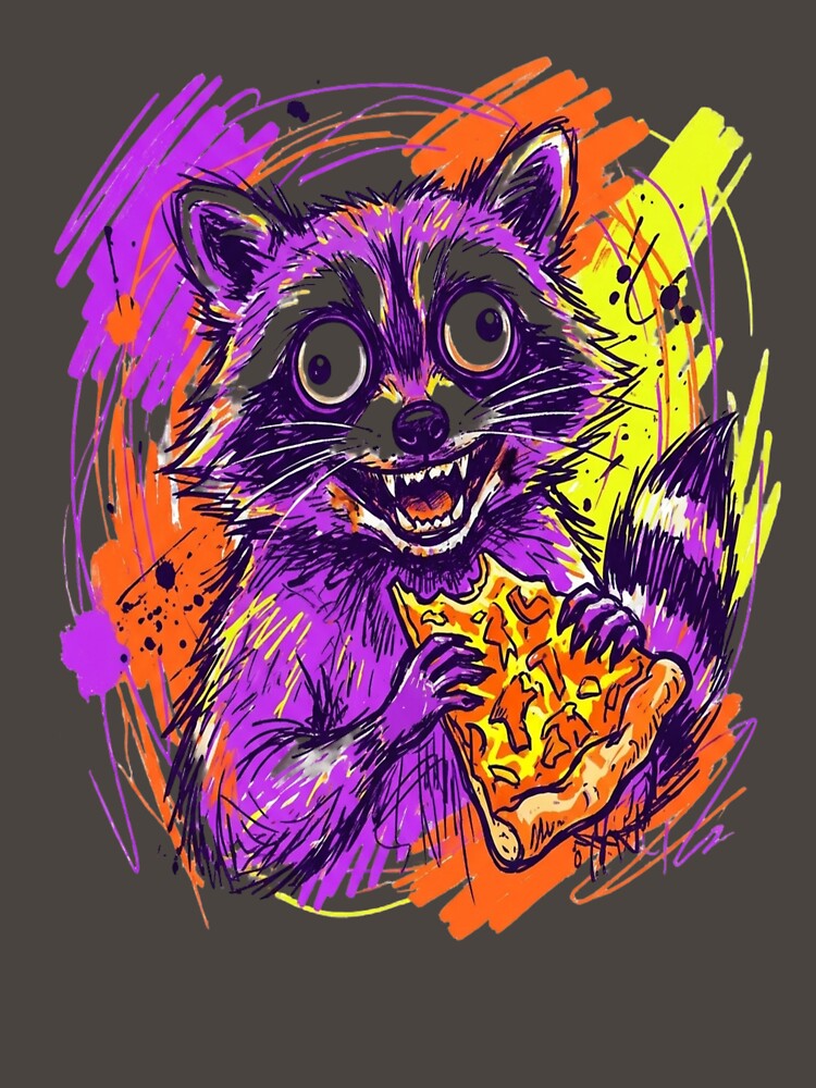 Unhinged Trash Panda-#chaoticraccoon # by mo-carnival