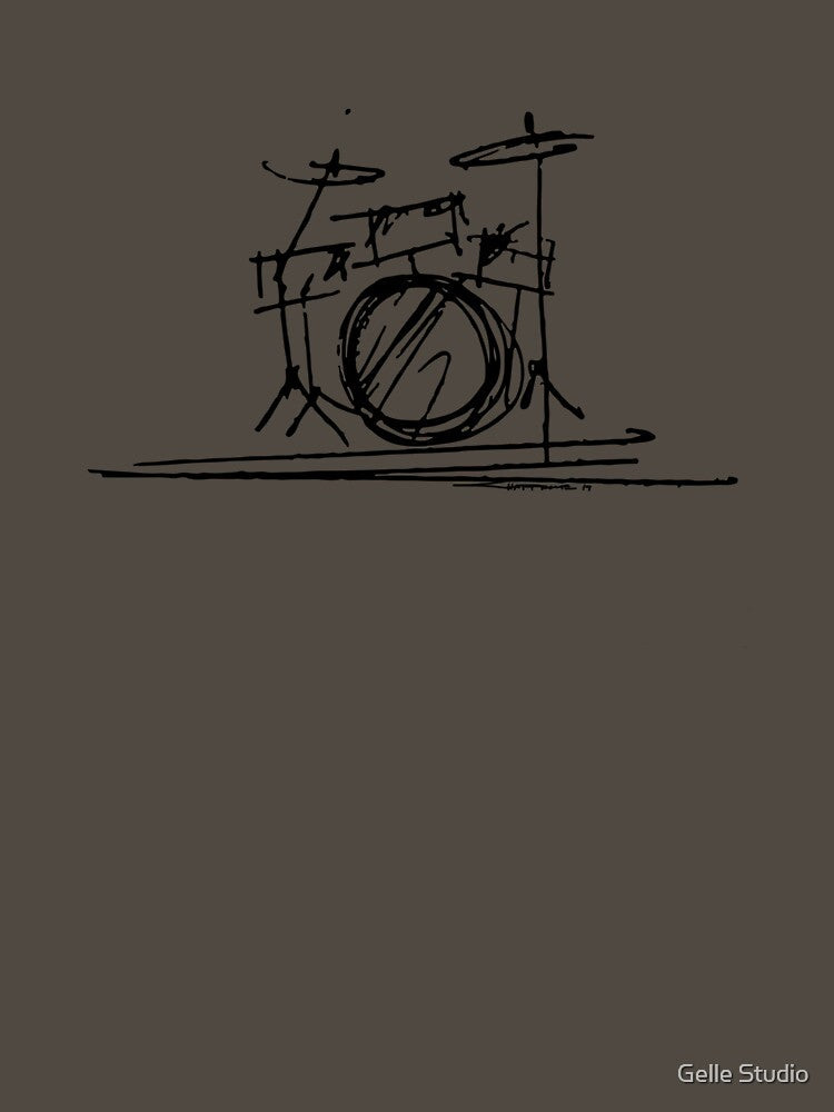 Drum Set black by Gelle Studio