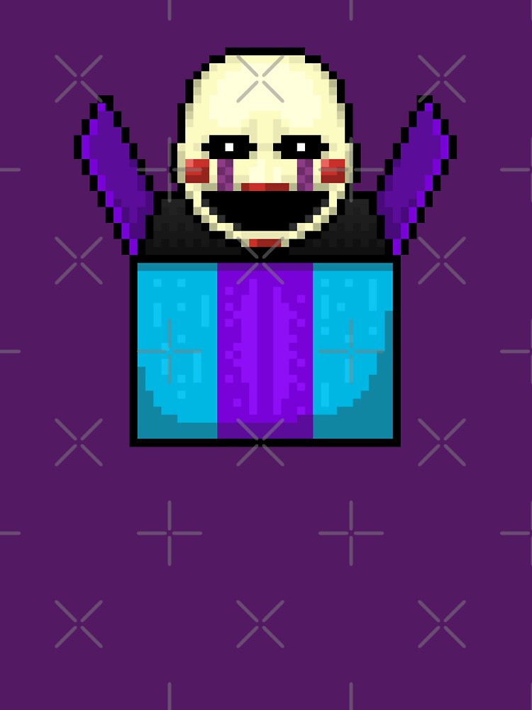 Five Nights at Freddy's 2 - Pixel art - The Puppet in the box by GEEKsomniac