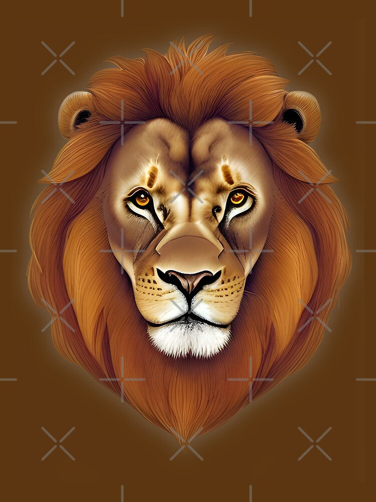 Lion face ▩ by cabana.space