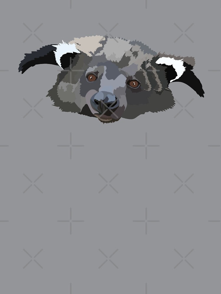 B is for Binturong,Binturong Illustration – Curious and Unique Southeast Asian Mammal Artwork by PrettylittlepastelUk