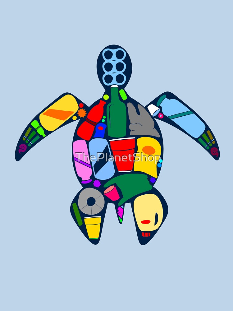 Turtle- ocean plastics by ThePlanetShop