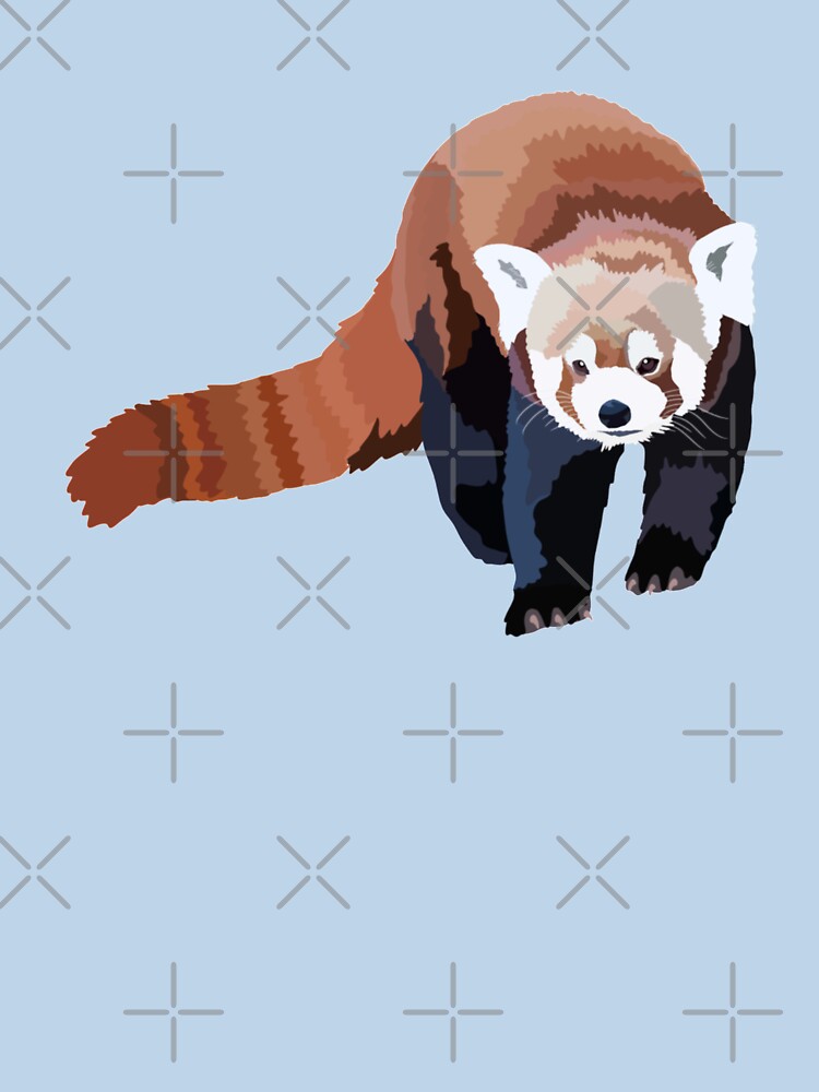 R is for Red Panda,R is for Red Panda,Red Panda Illustration – Adorable and Playful Forest Mammal Artwork by PrettylittlepastelUk