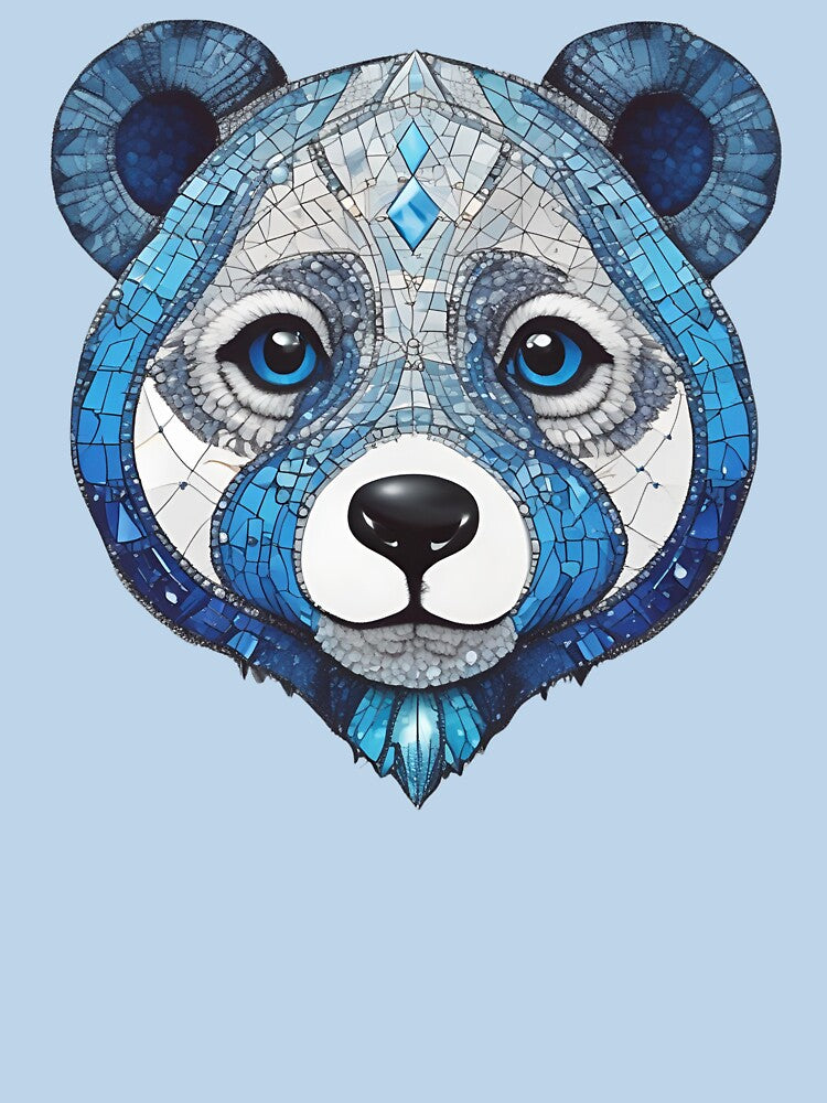 Blue Mosaic Panda by pUNKnown