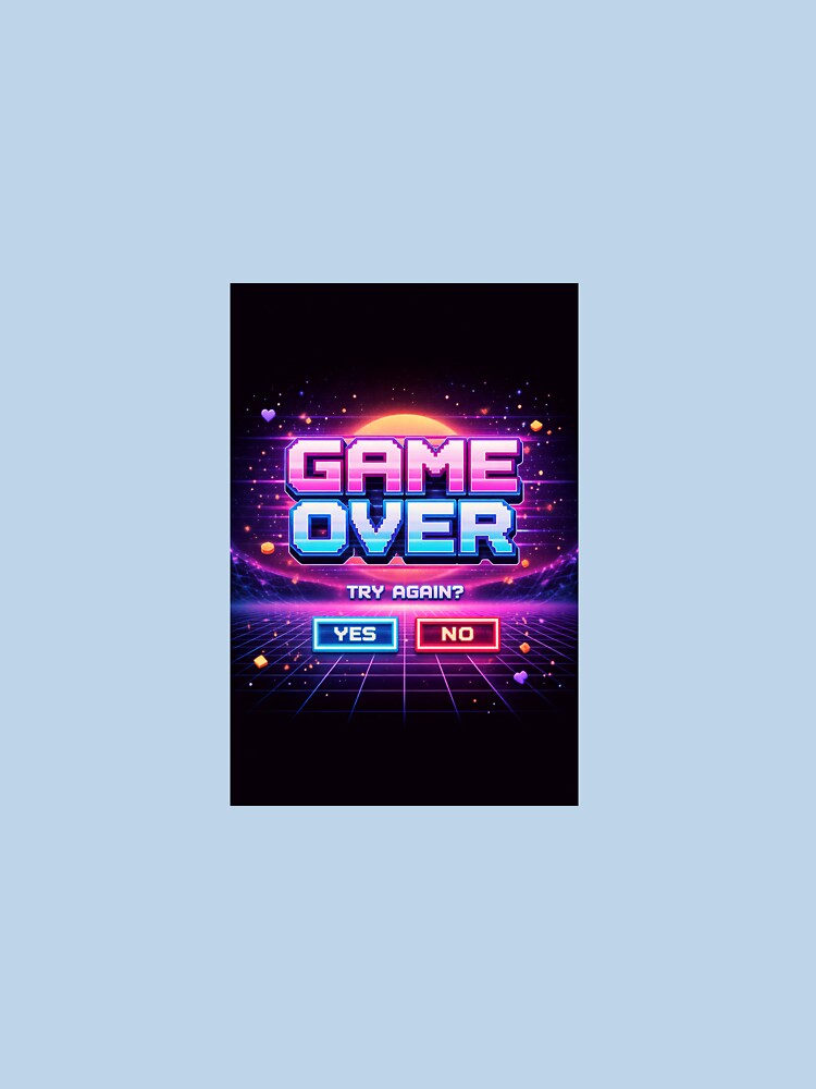 Retro Game Over Screen by Pixolon