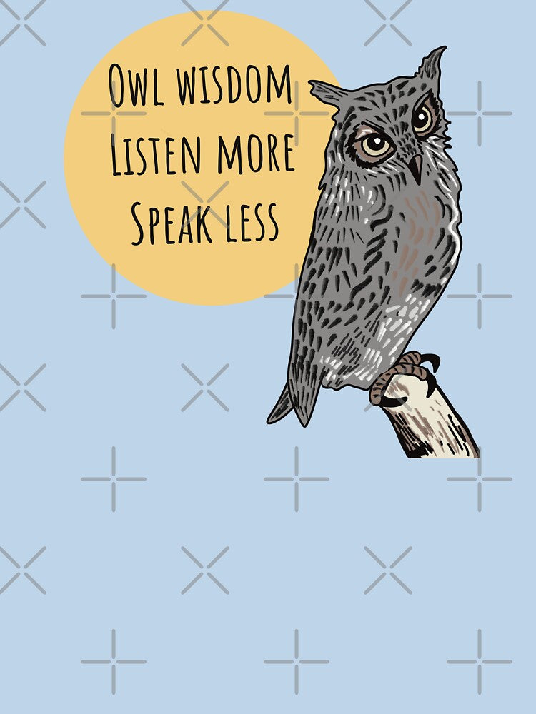 Owl Wisdom by Janpaints22