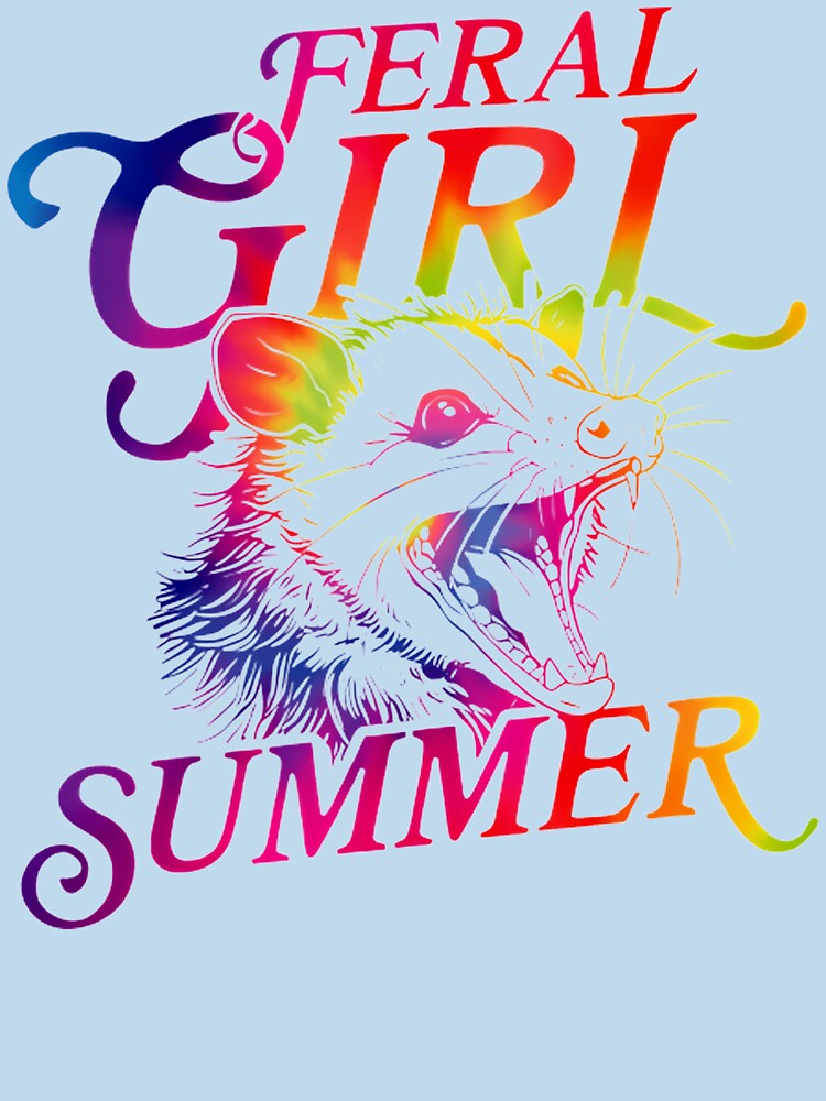 FERAL-GIRL-SUMMER-T-SHIRT-(3) by RalphBittners
