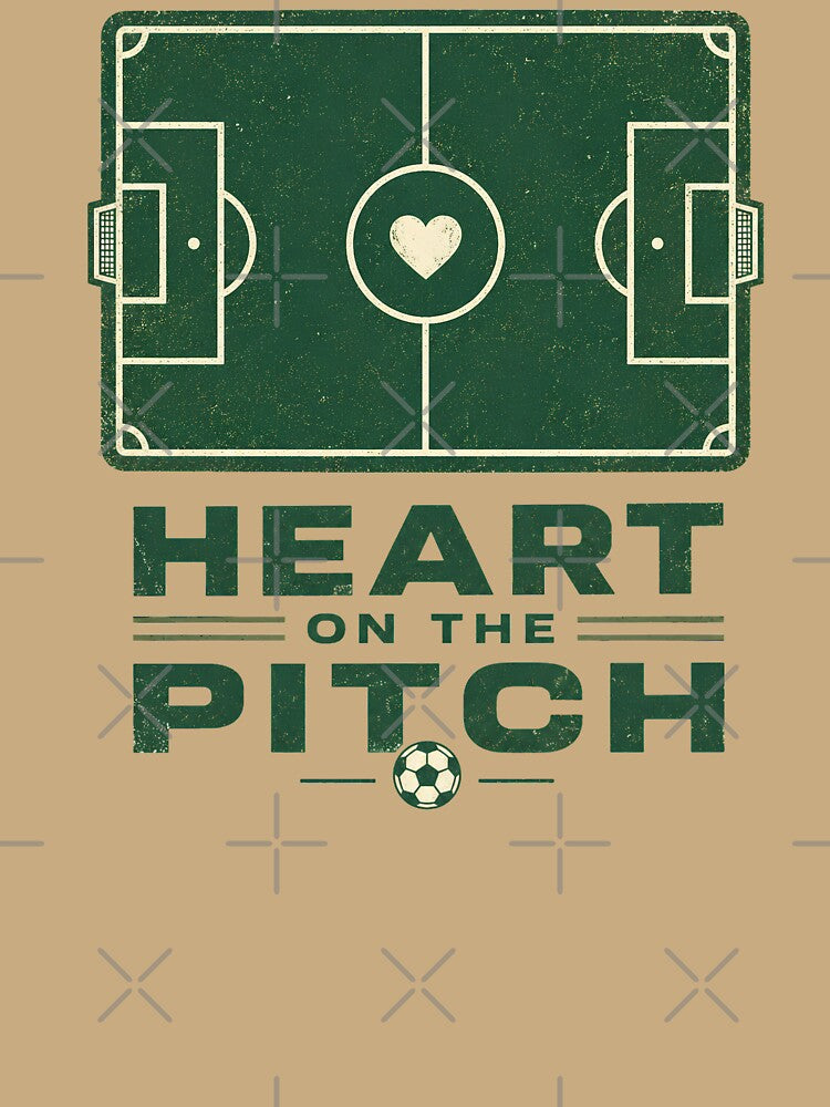 Heart On The Pitch Soccer Lover by RoooDesigns