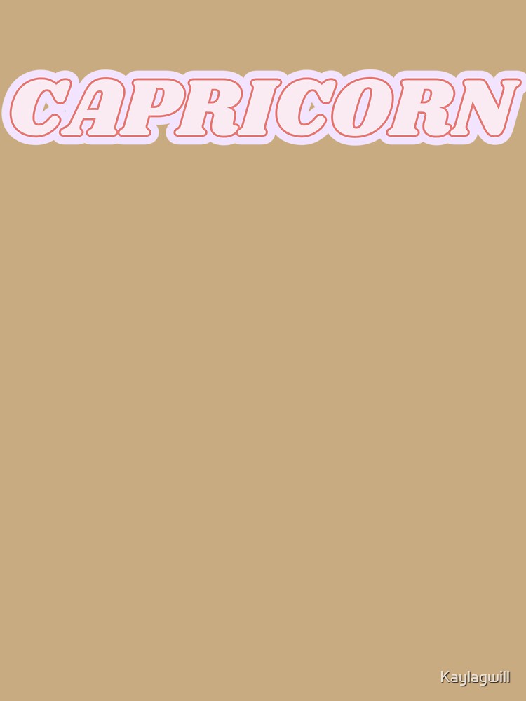 Capricorn Zodiac Sign by Kaylagwill