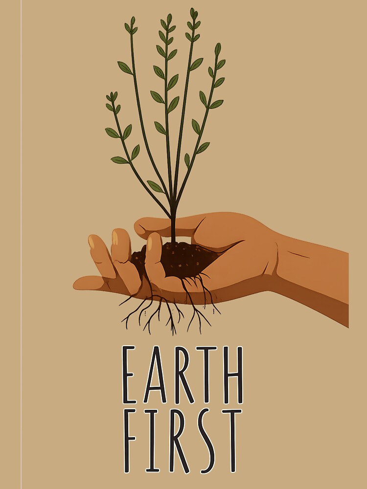 Earth First Protect Nature & Environment by VaultVibes