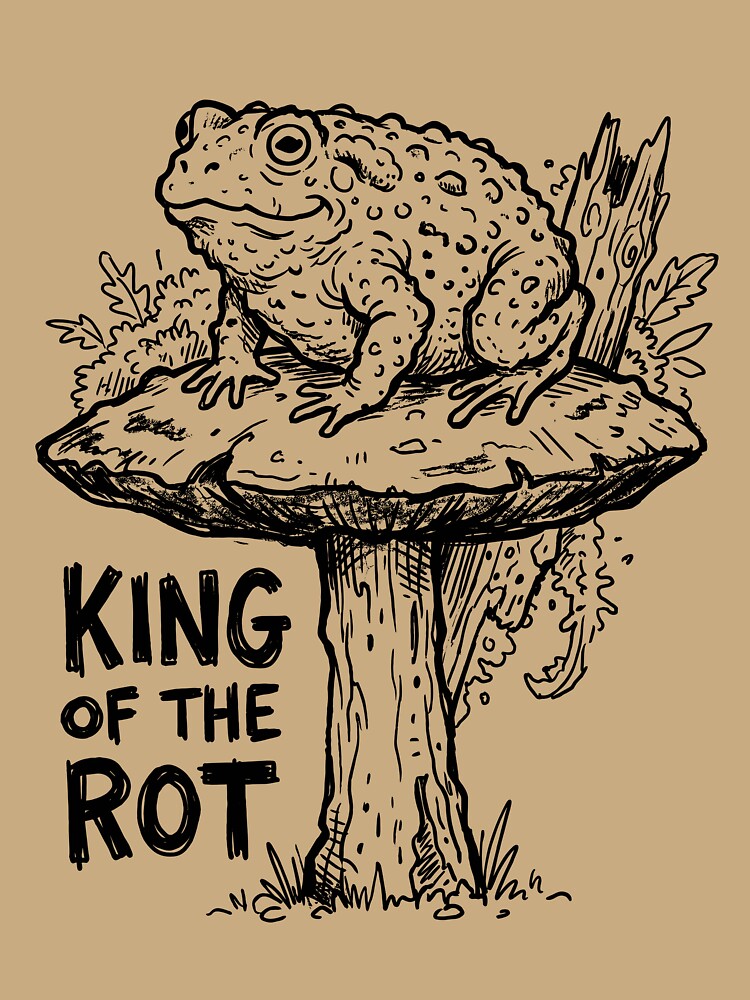 Toadstool Throne - Goblincore Aesthetic by bapupa