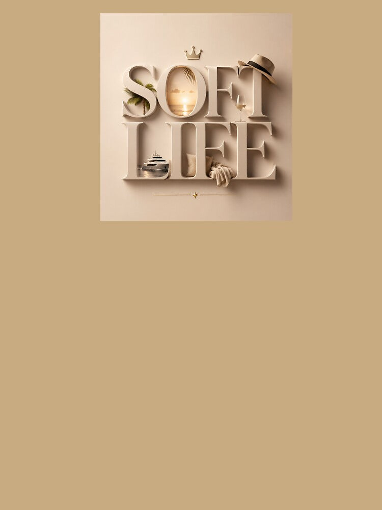 Soft Life - Nigeria luxury aesthetic T-shirt by WaveDesignsNG