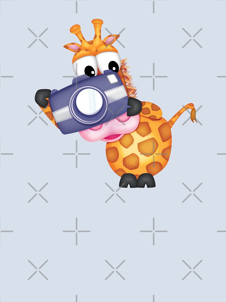 Giraffe taking a photo by roundowl