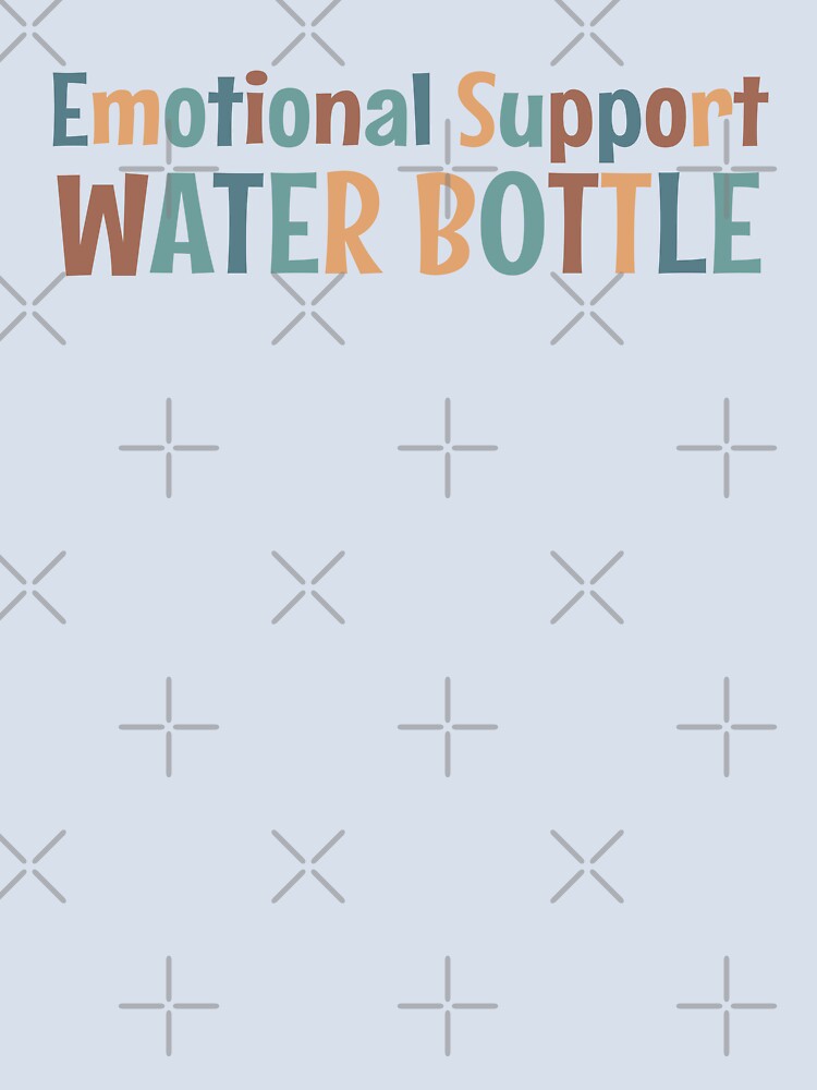 emotional support water bottle - vintage colors by MOONINSPIRATION
