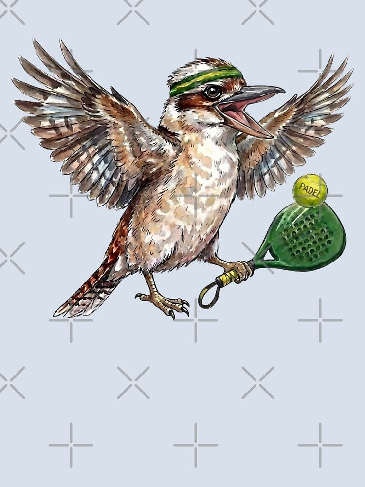The Kookaburra Padel Smashing Pro - Green & Gold Edition by Wennebabs