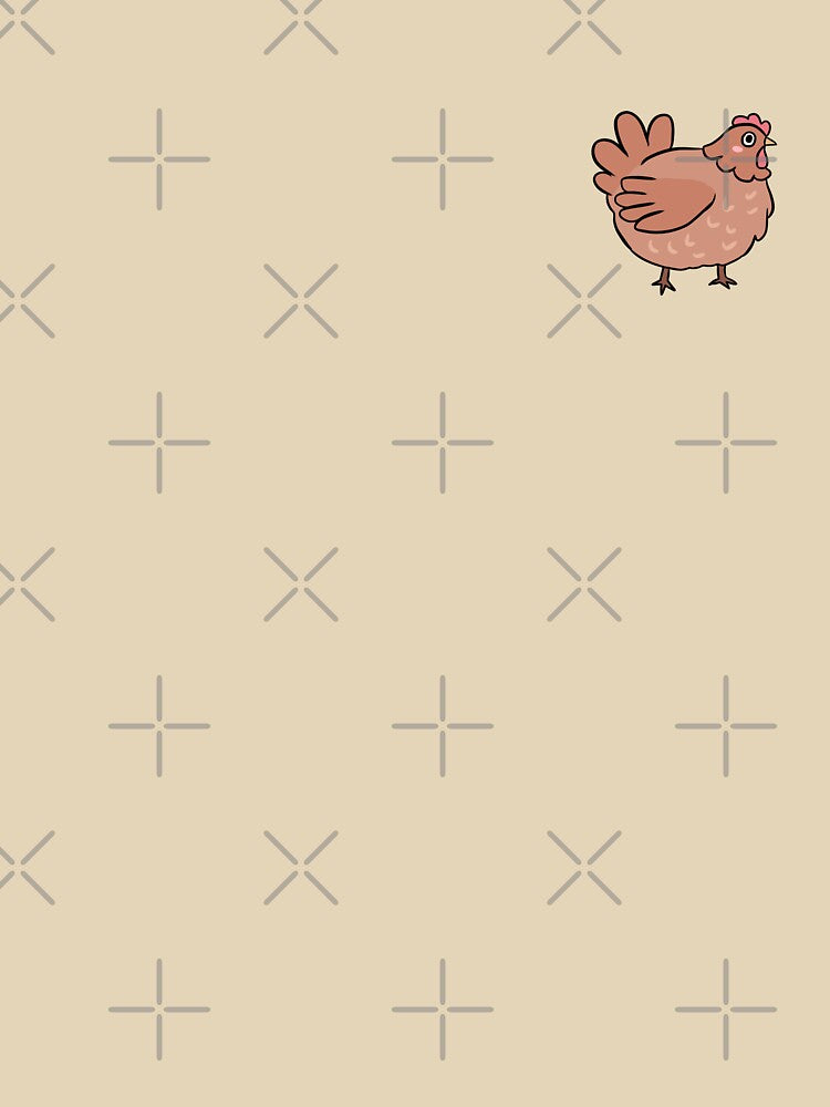 Cute brown chicken illustration by Yarafantasyart
