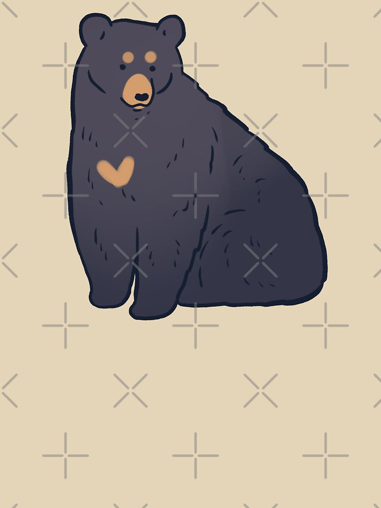 Black bear illustration by Mayarart