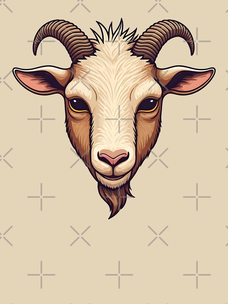 Goat face by PrintLabStudio