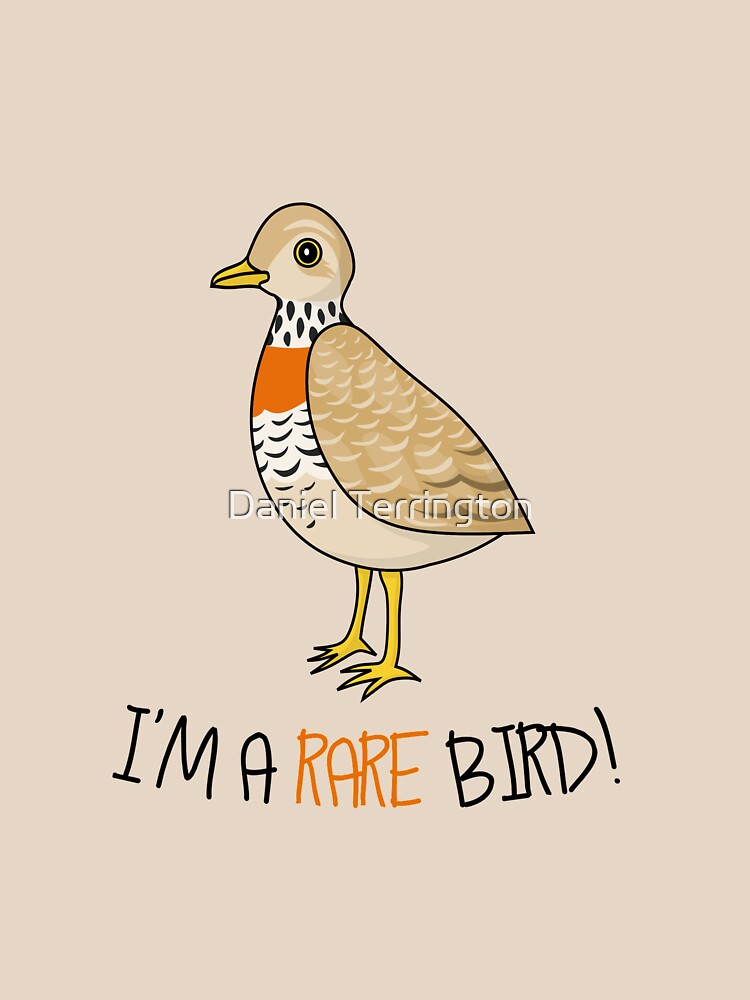 I'm a rare bird! (light background) by Daniel Terrington