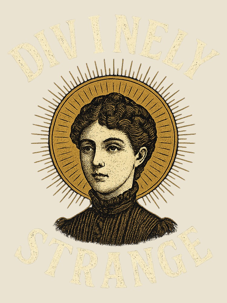 Divinely Strange – Victorian Occult Portrait – Gothic Aesthetic Empowerment Design by Mouraludia