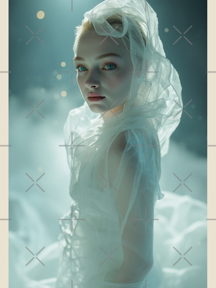 Ethereal Veil - Dreamcore Portrait of Light and Stillness by Artfully Entertained