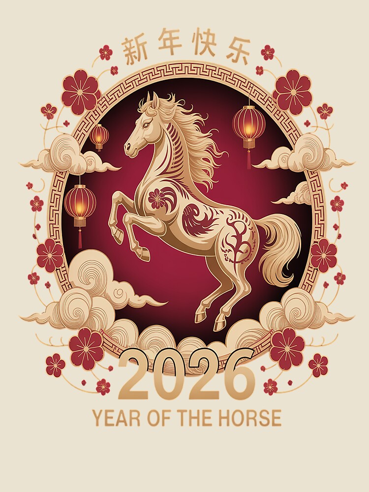 2026 Chinese New Year 2026 Year of The Horse by VladoZork