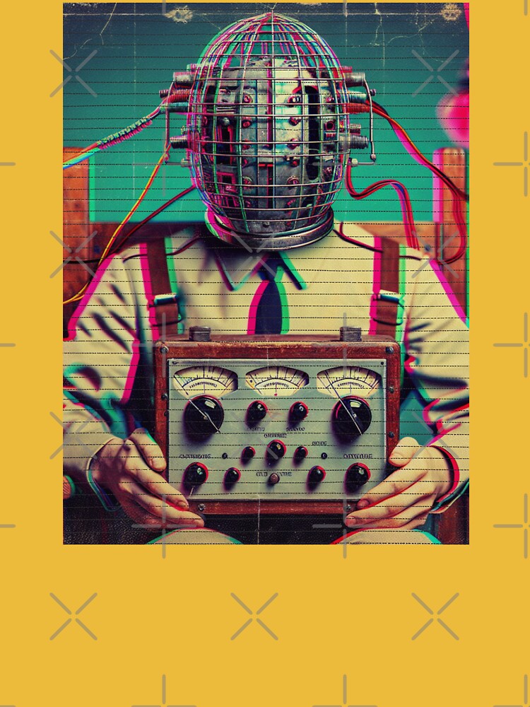 3D Glitch Retro Cyborg by Mlaniel