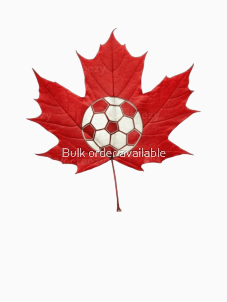 Canadian Soccer Maple Leaf Design - Canada Football Pride by Bulk order available